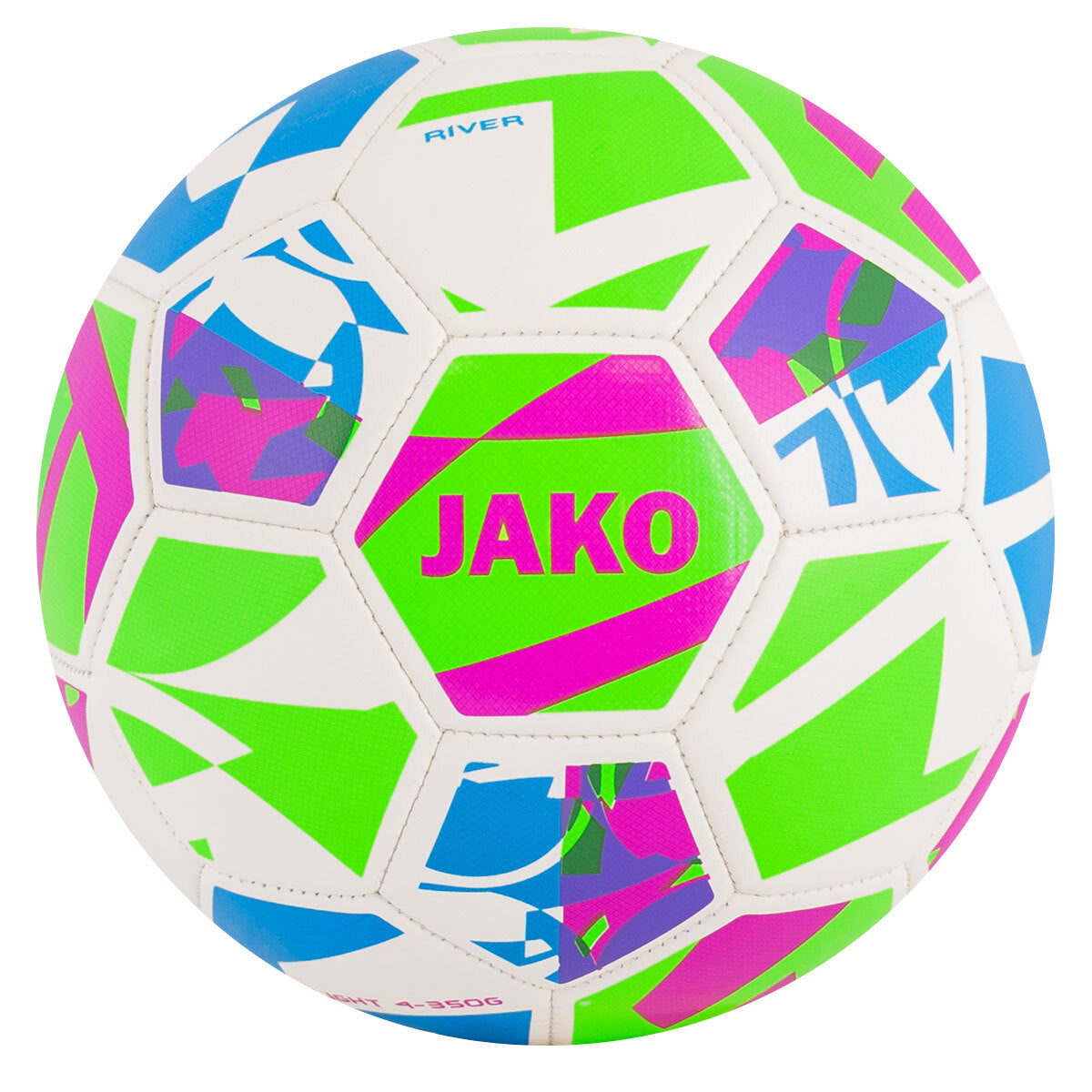 JAKO Lightball River weiß/neongrün/pink, 350g