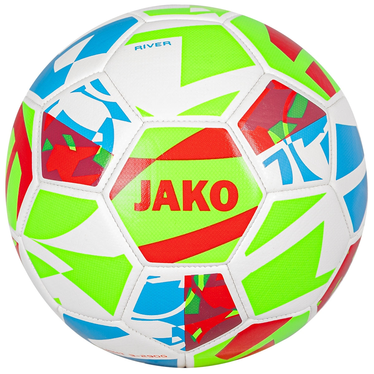 JAKO Lightball River weiß/neongrün/rot, 290g