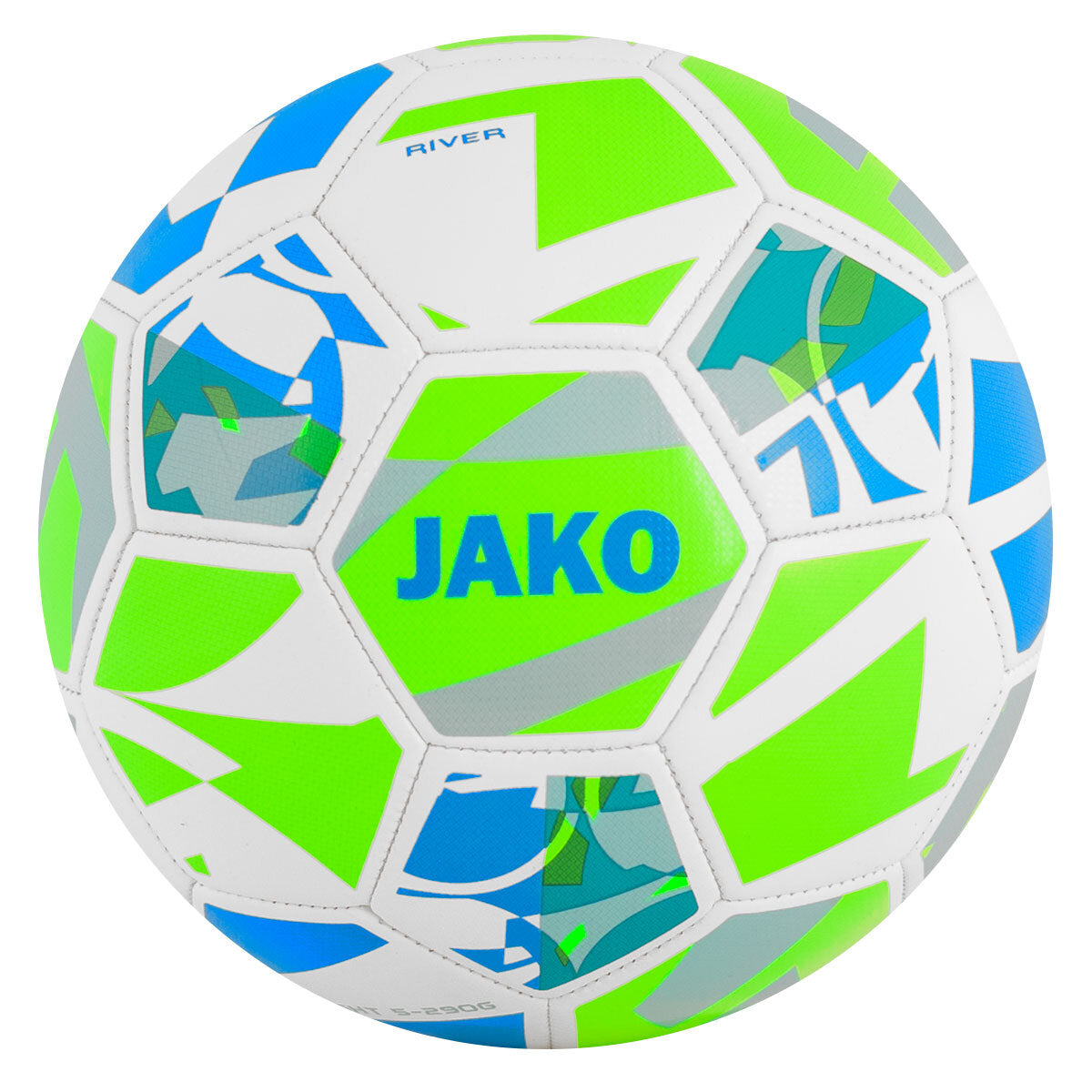 JAKO Lightball River weiß/neongrün/mint, 290g