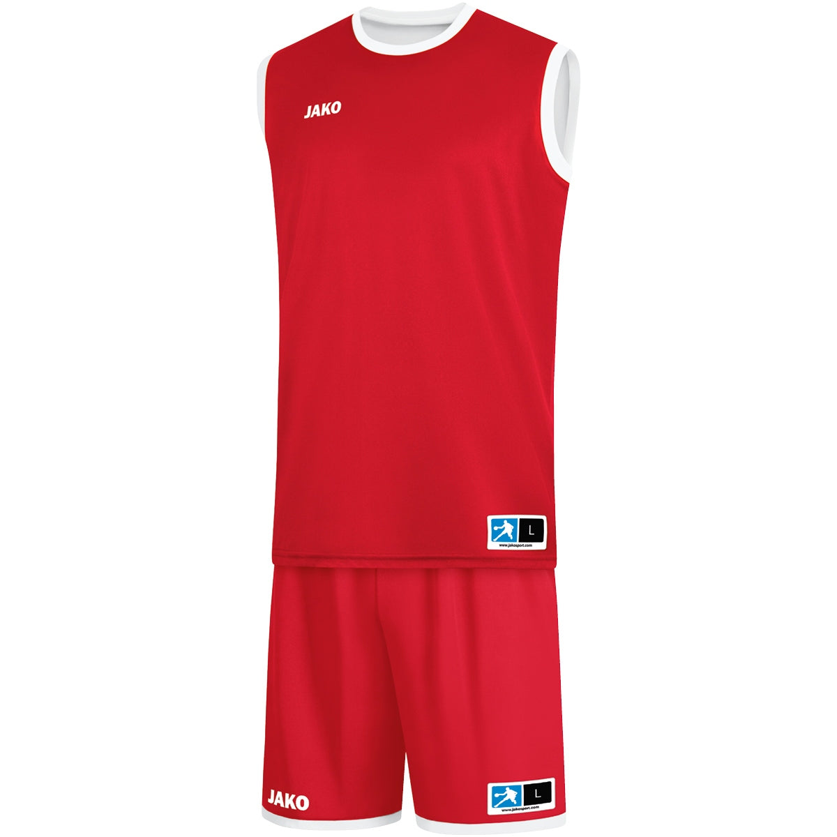 JAKO Wendetrikot Change 2.0 sportrot/weiß