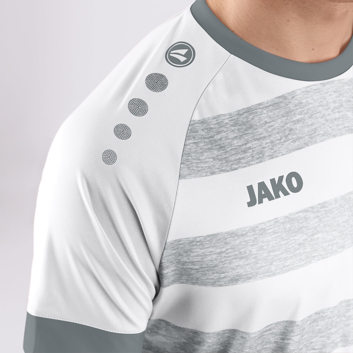 JAKO Trikot Celtic Melange KA weiß/steingrau
