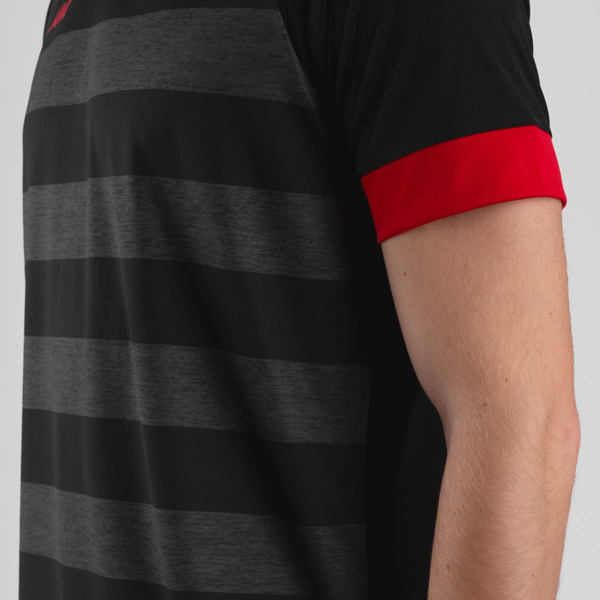 JAKO Trikot Celtic Melange KA schwarz/sportrot