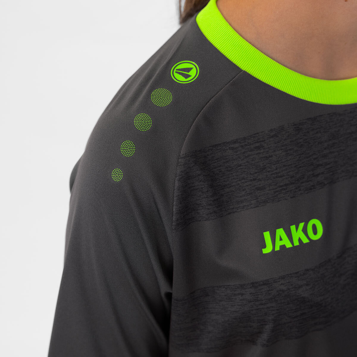 JAKO Trikot Celtic Melange KA anthrazit/lemon