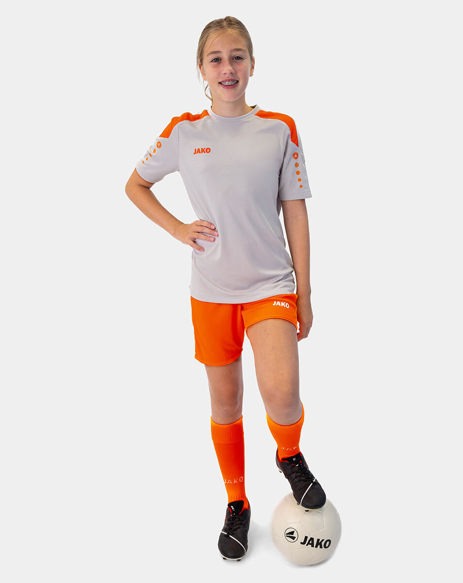 JAKO Trikot Power KA soft grey/neonorange