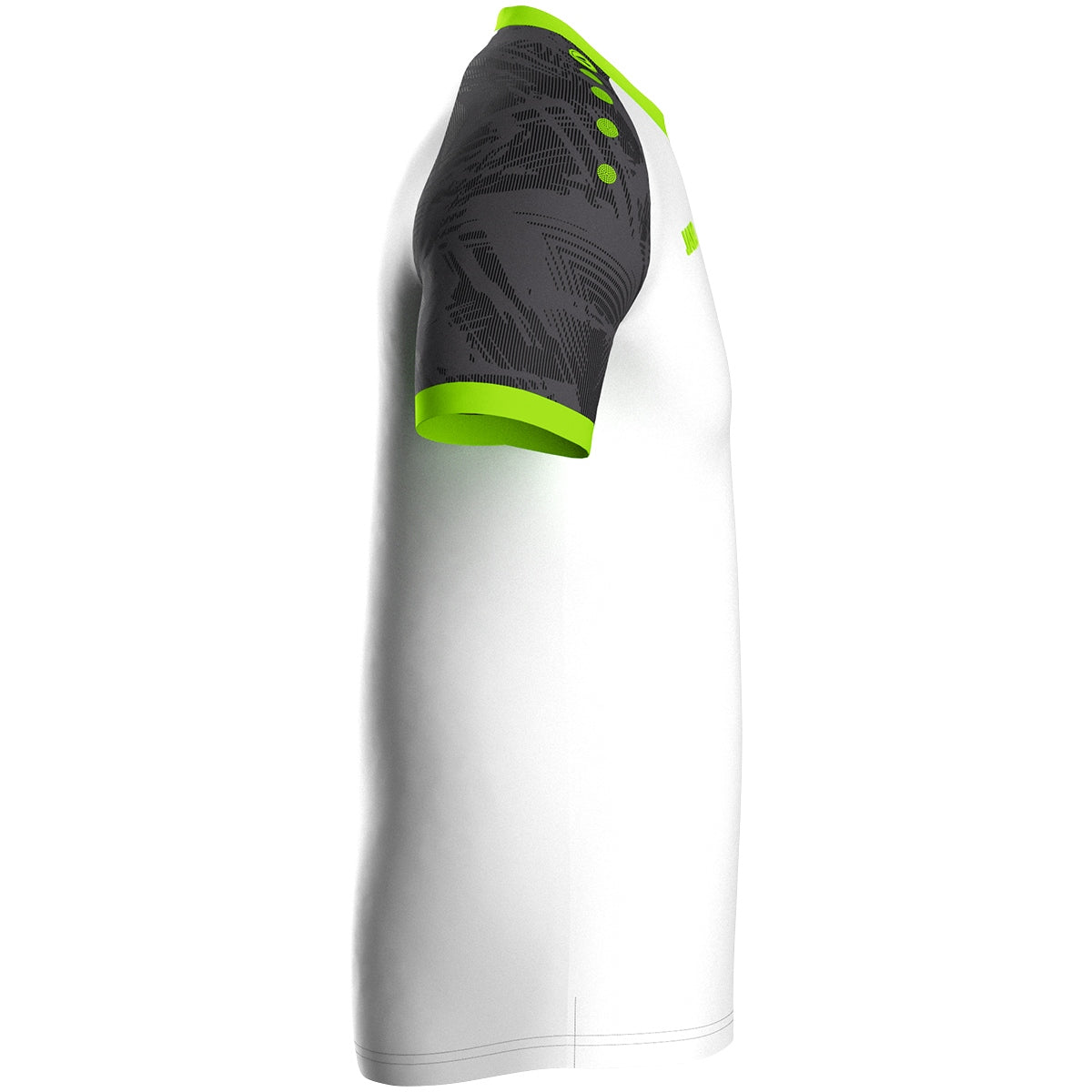 JAKO Trikot Iconic KA weiß/schwarz/neongrün