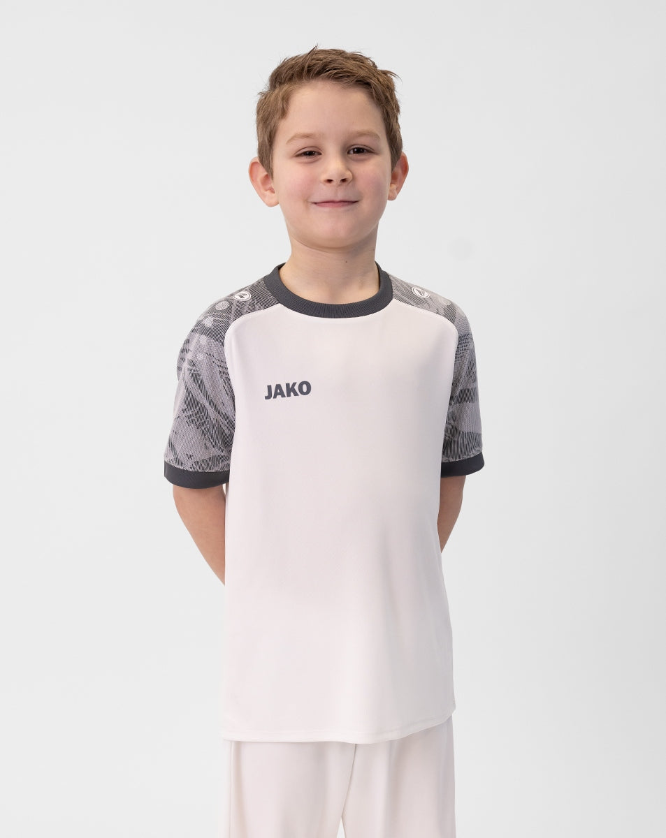 JAKO Trikot Iconic KA weiß/soft grey/anthra light