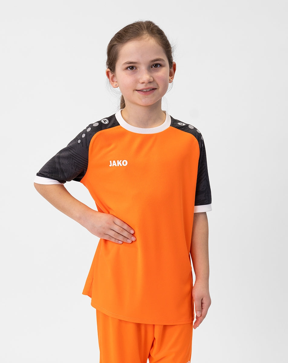 JAKO Trikot Iconic KA neonorange/schwarz