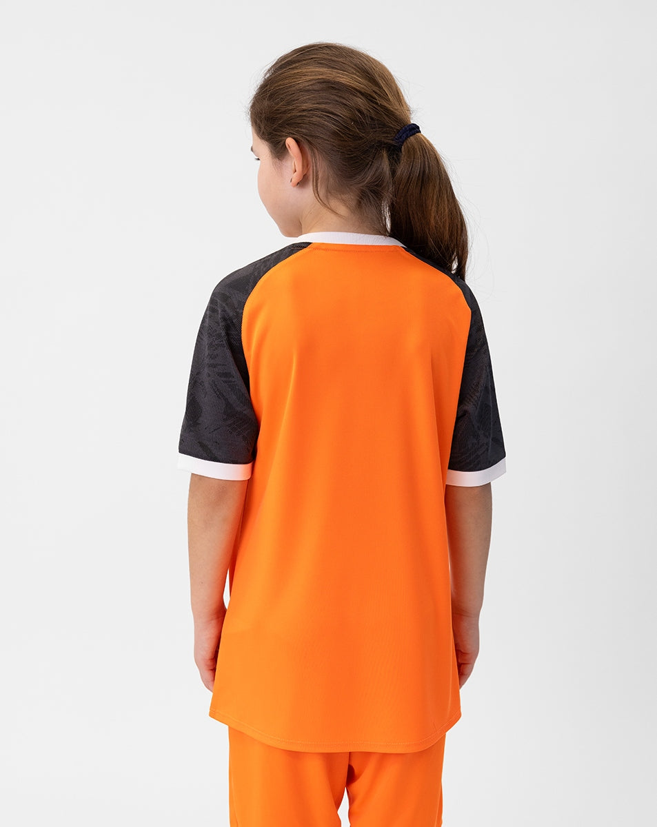 JAKO Trikot Iconic KA neonorange/schwarz