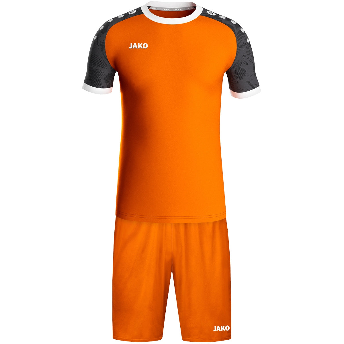 JAKO Trikot Iconic KA neonorange/schwarz