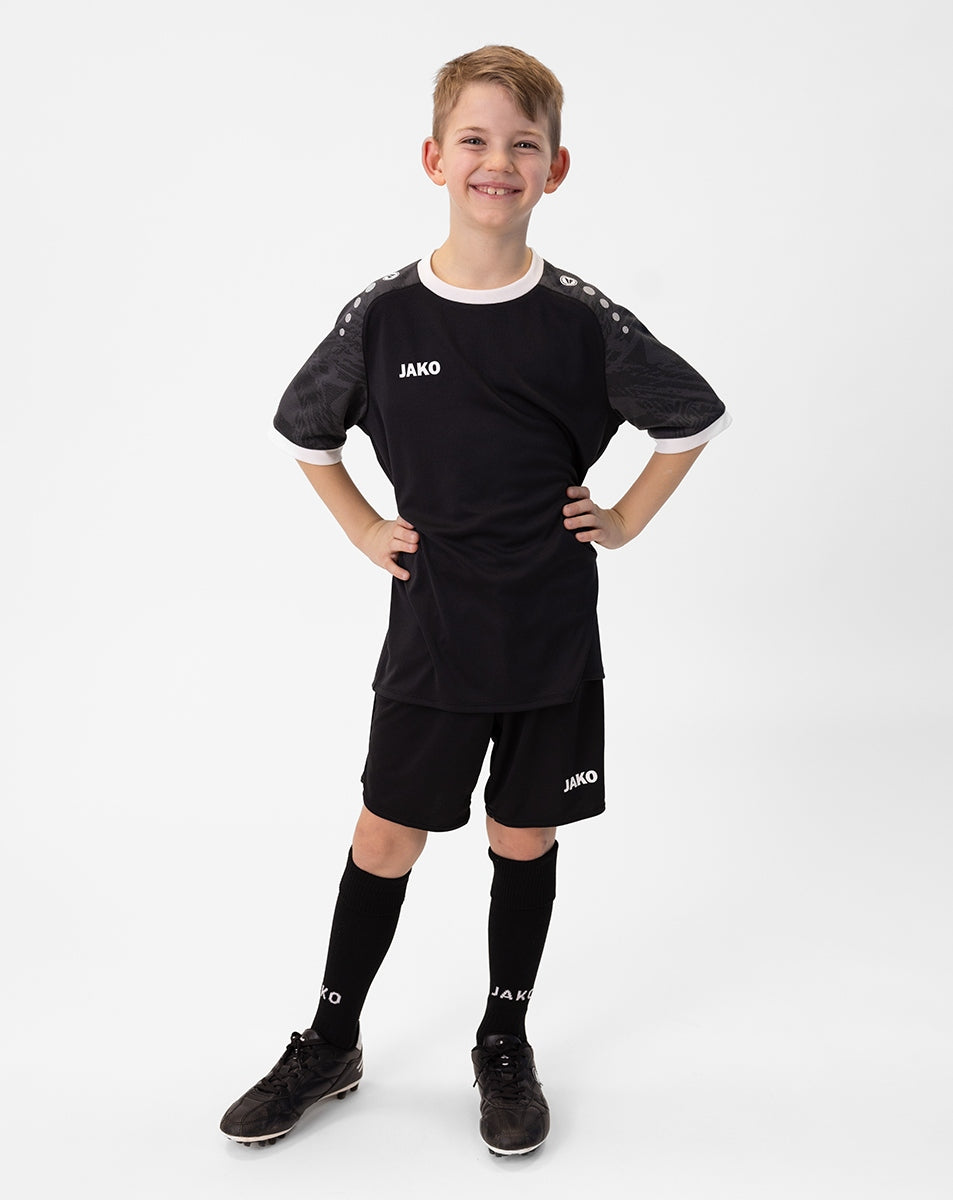 JAKO Trikot Iconic KA schwarz/anthrazit