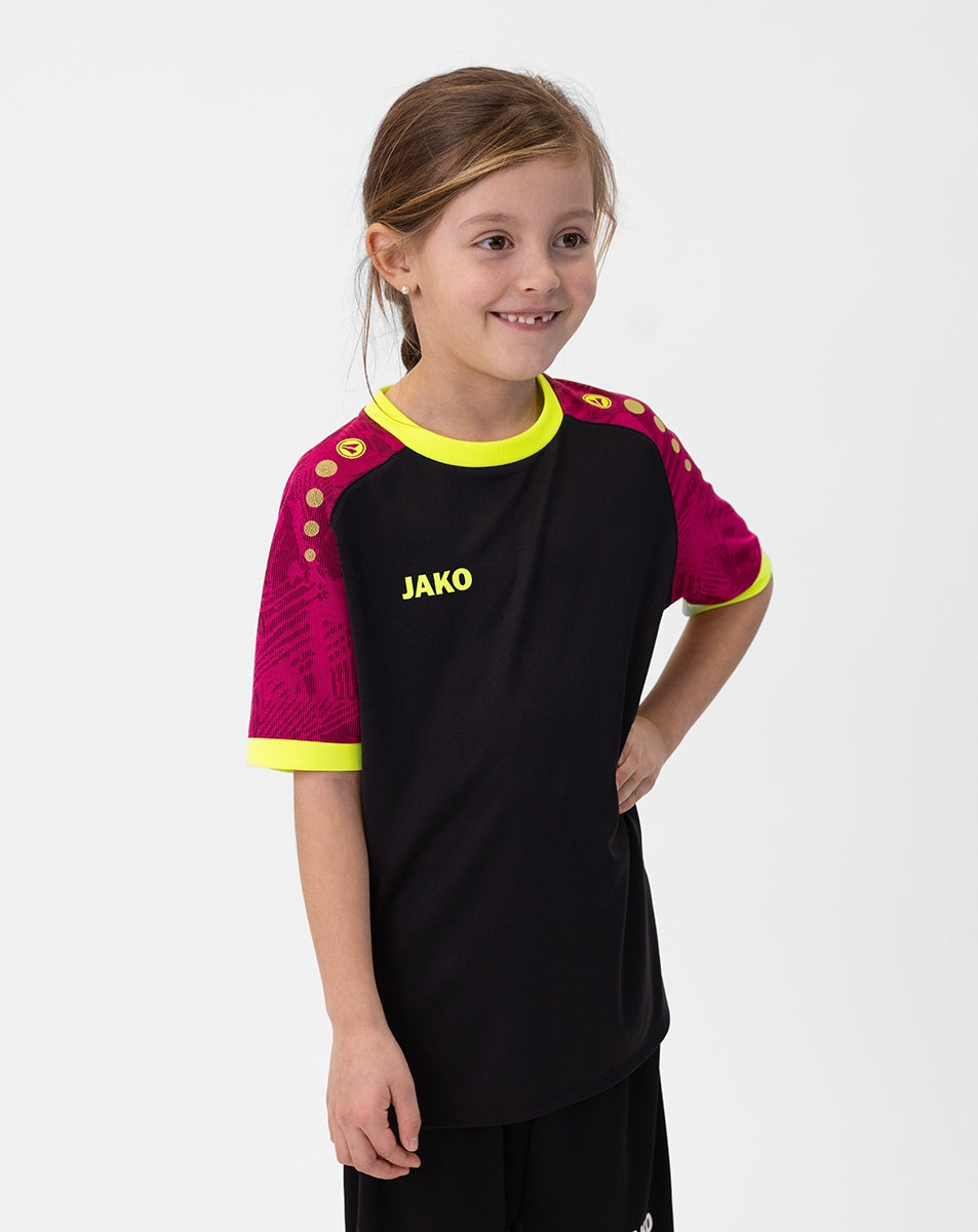 JAKO Trikot Iconic KA schwarz/pink/neongelb