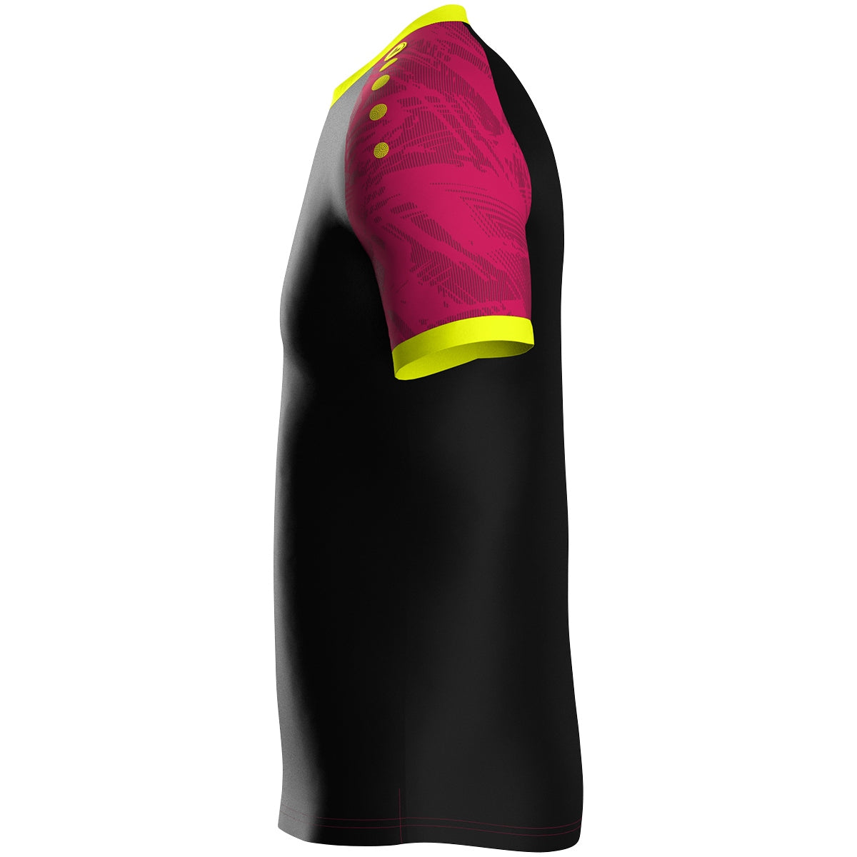 JAKO Trikot Iconic KA schwarz/pink/neongelb
