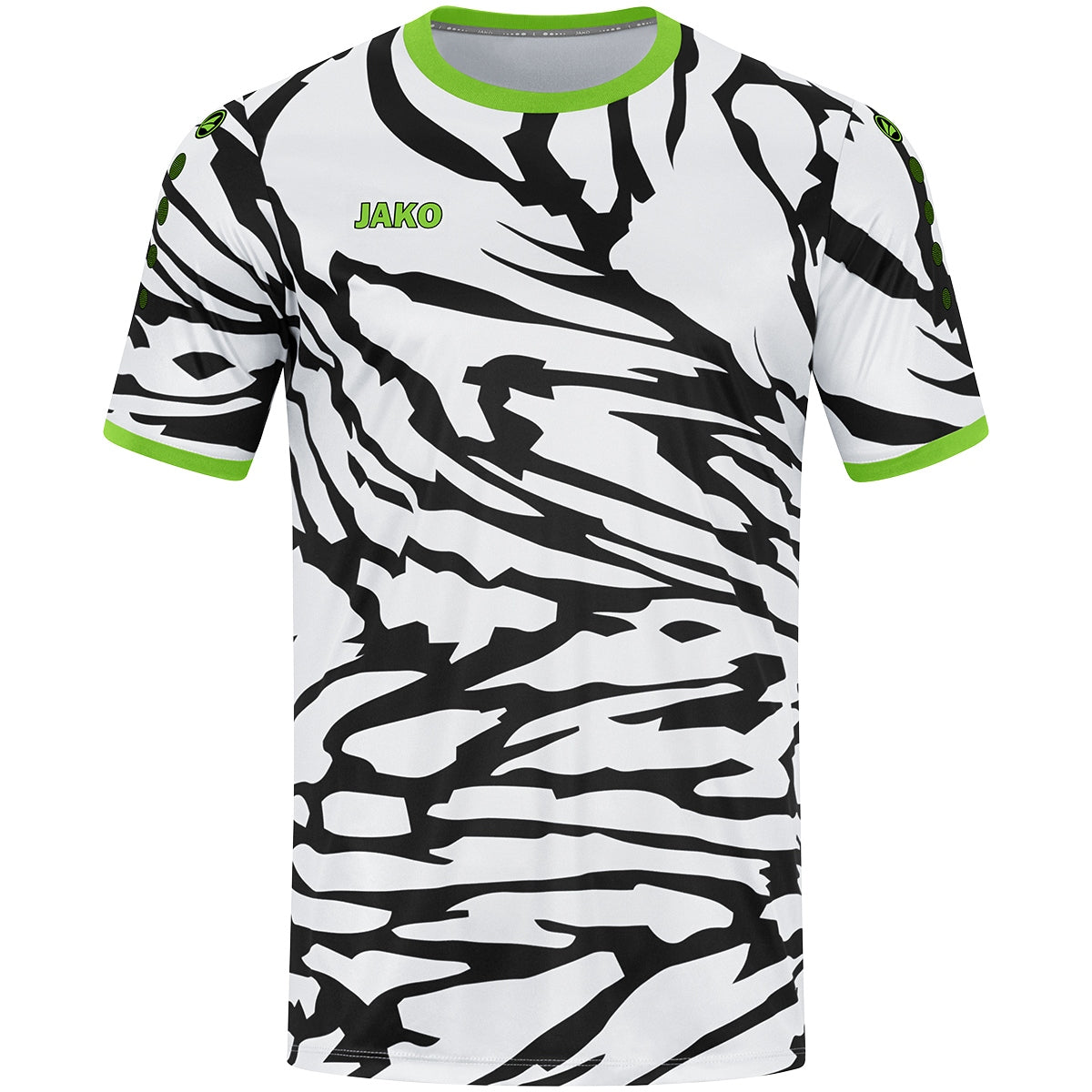 JAKO Trikot Animal KA weiß/schwarz/neongrün