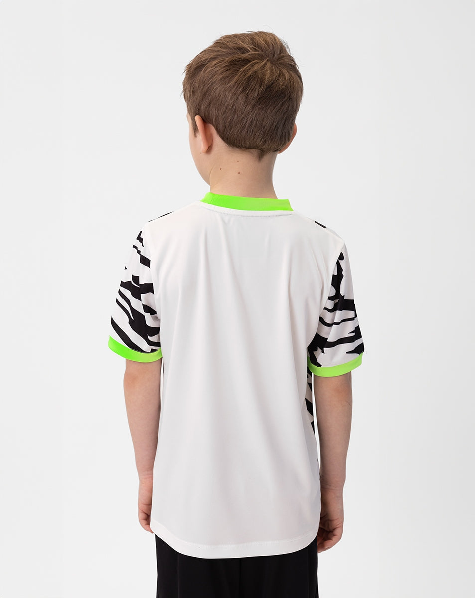 JAKO Trikot Animal KA weiß/schwarz/neongrün
