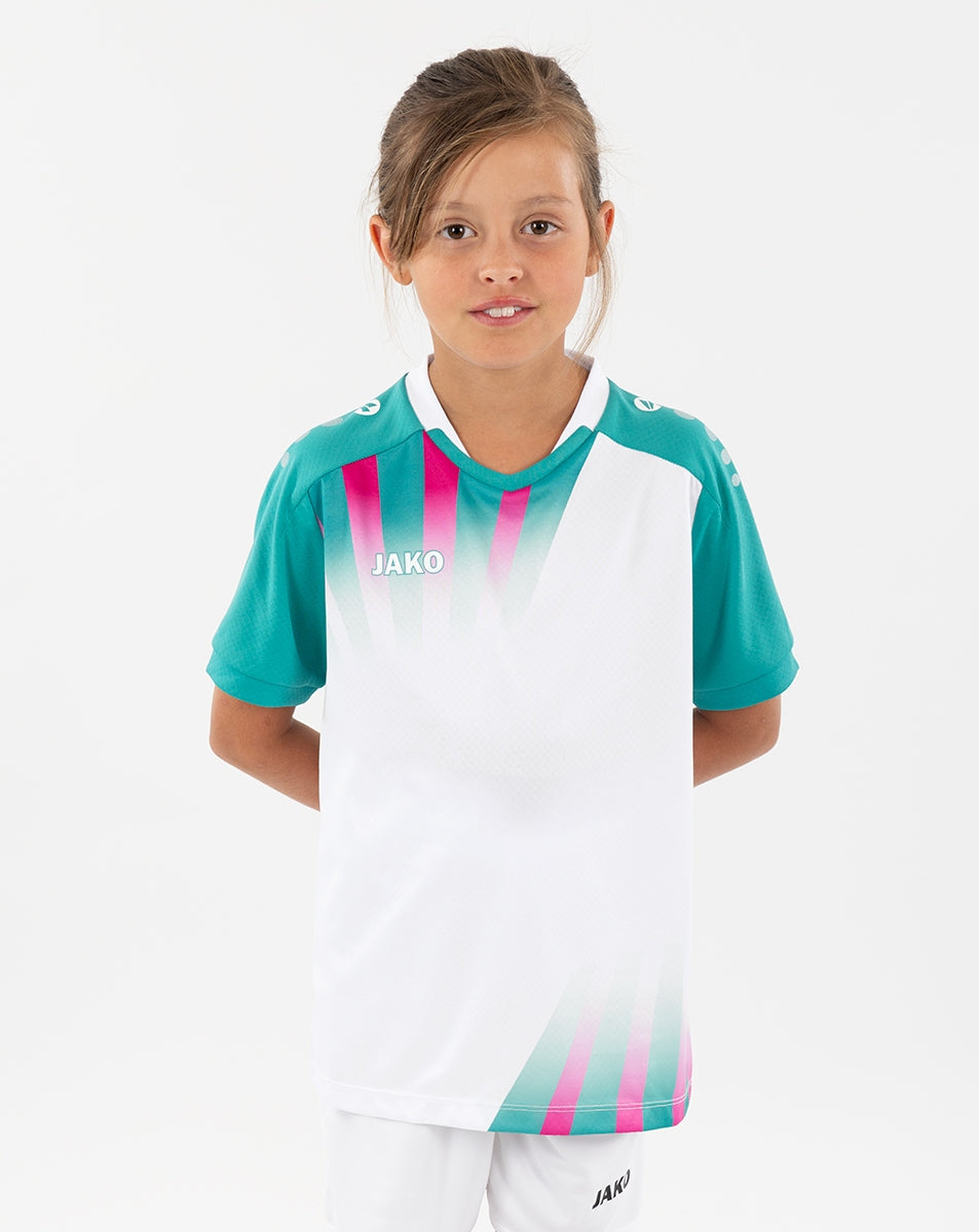 JAKO Trikot Vintage KA weiß/türkis