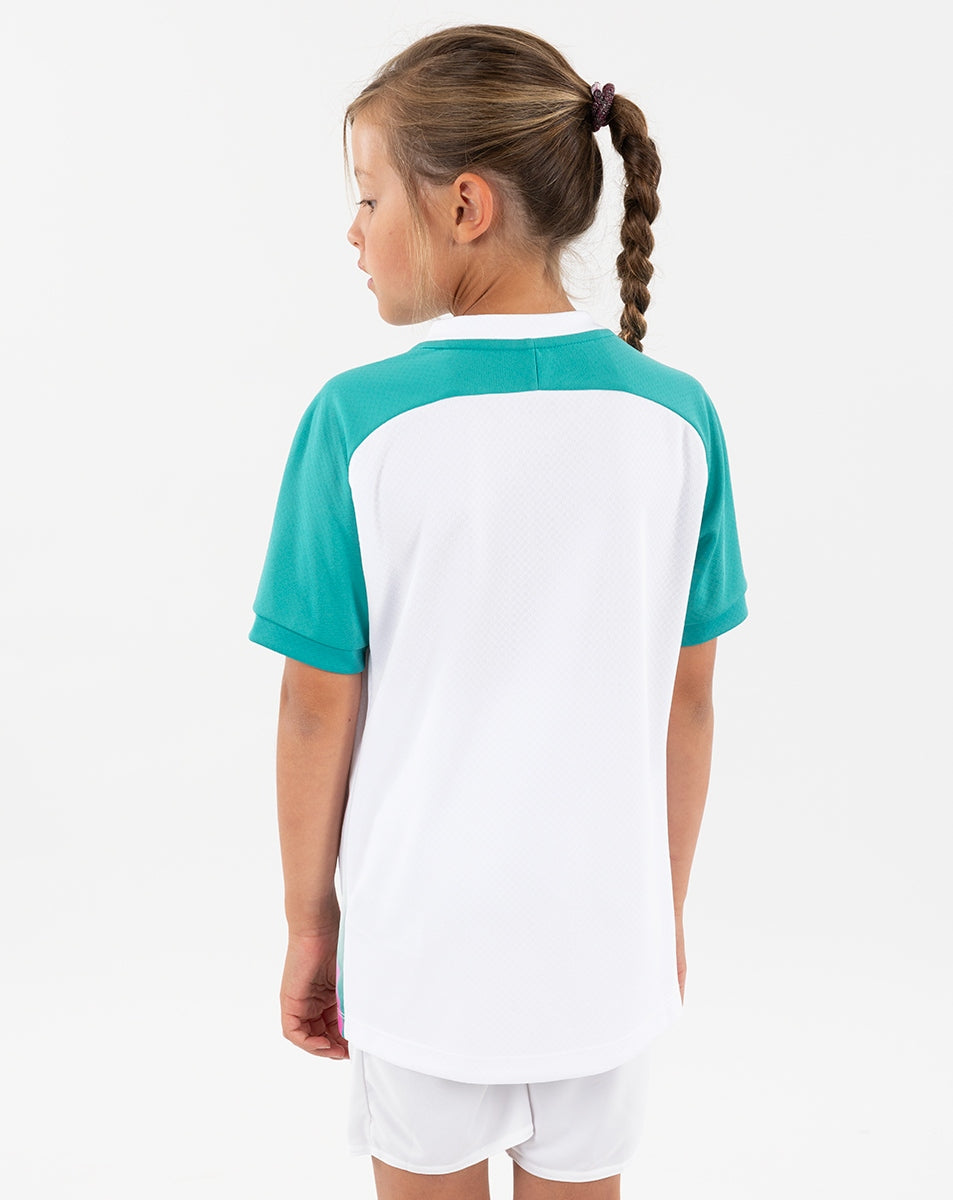 JAKO Trikot Vintage KA weiß/türkis