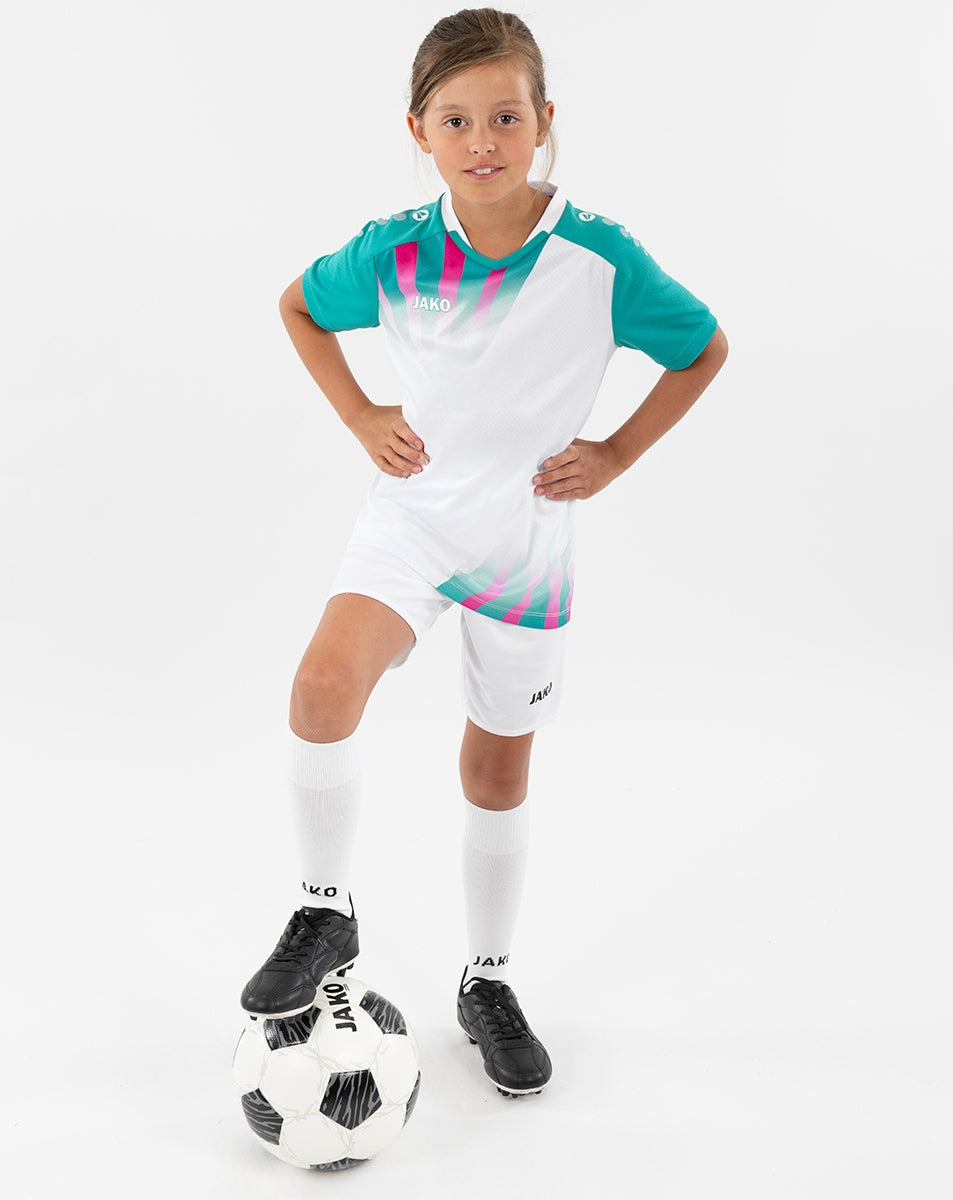 JAKO Trikot Vintage KA weiß/türkis