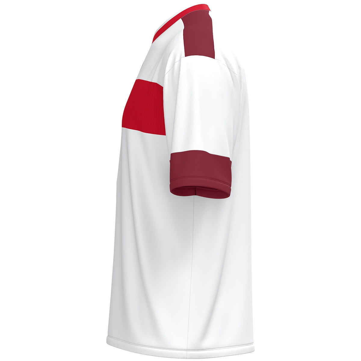 JAKO Trikot Club 92 KA weiß/rot/maroon