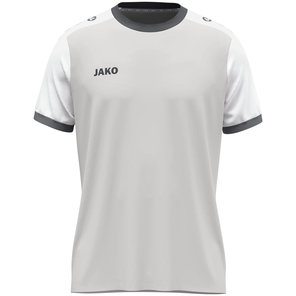 JAKO Trikot Dynamic KA hellgrau/weiß/grau
