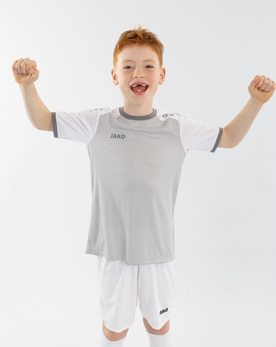 JAKO Trikot Dynamic KA hellgrau/weiß/grau