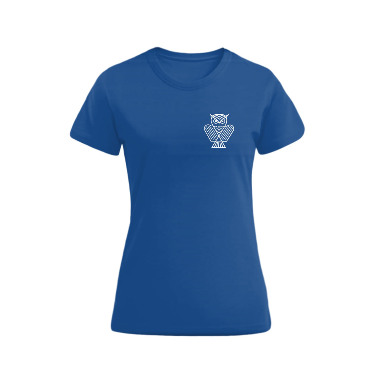 KG Eule Basic T-Shirt Promodoro Premium Damen – Royal – Vorderseite