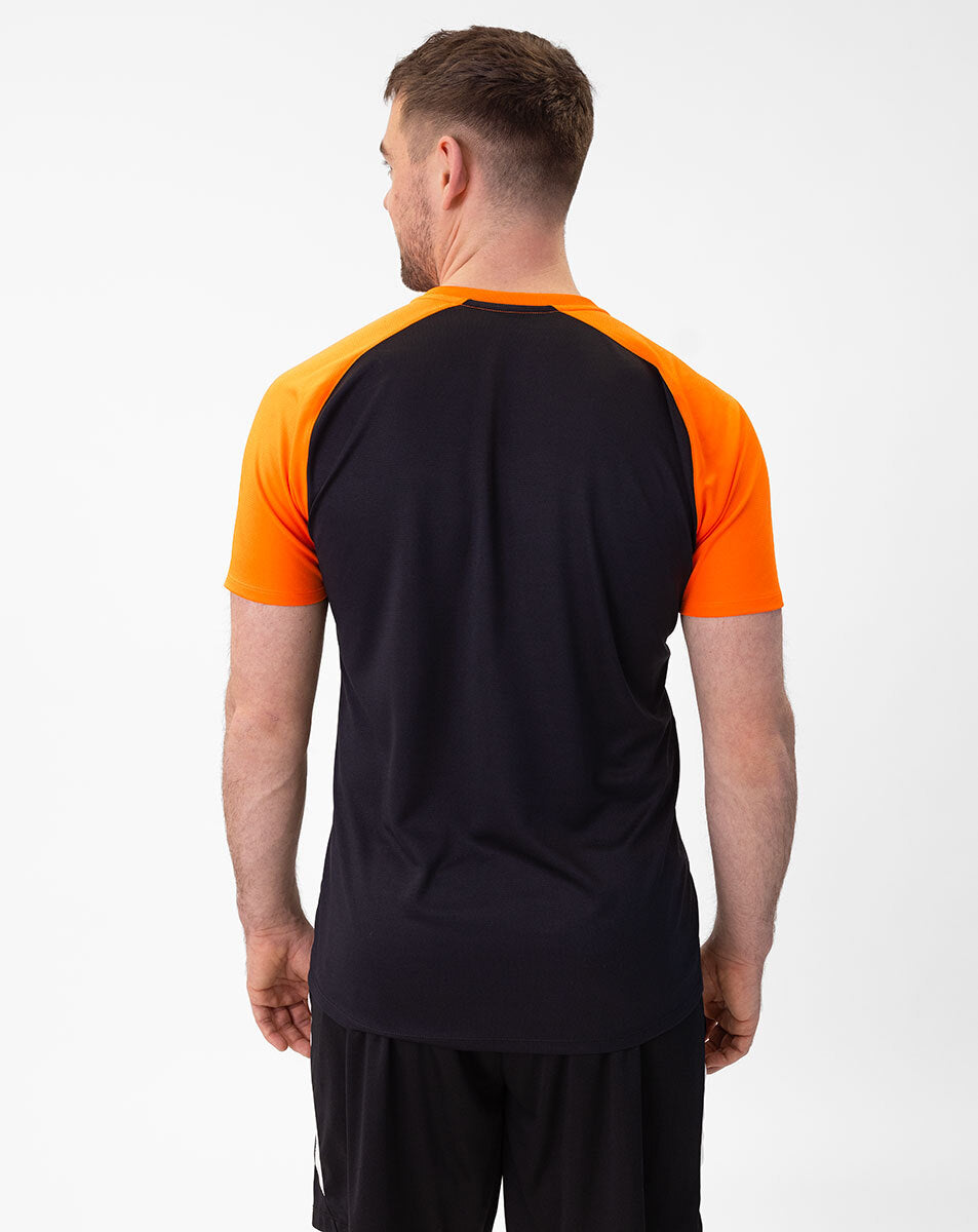 JAKO T-Shirt Iconic 6124 schwarz/neonorange