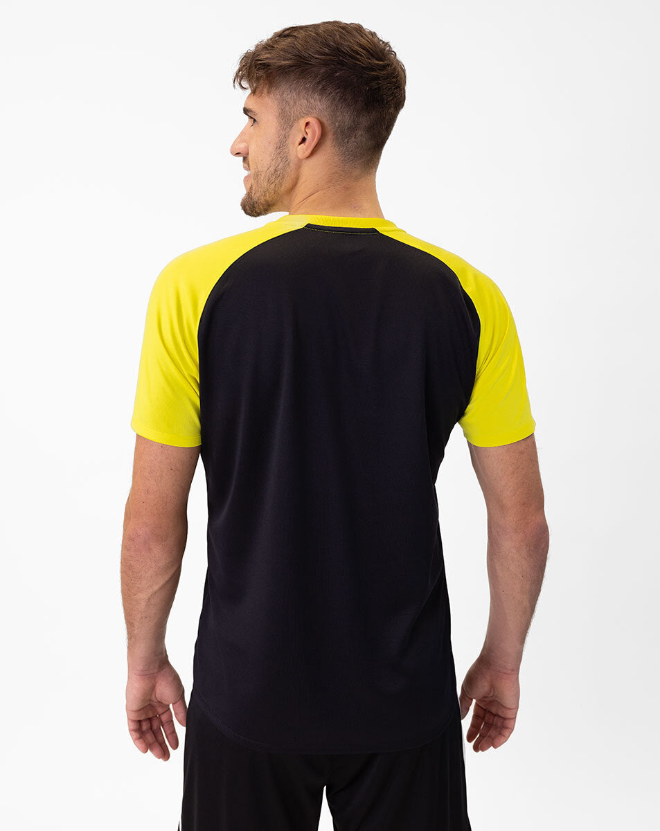 JAKO T-Shirt Iconic 6124 schwarz/soft yellow