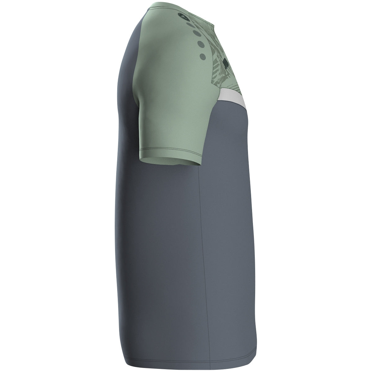 JAKO T-Shirt Iconic 6124 anthra light/mintgrün/soft grey