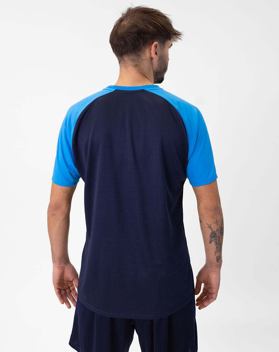 JAKO T-Shirt Iconic 6124 marine/JAKO blau/neongelb