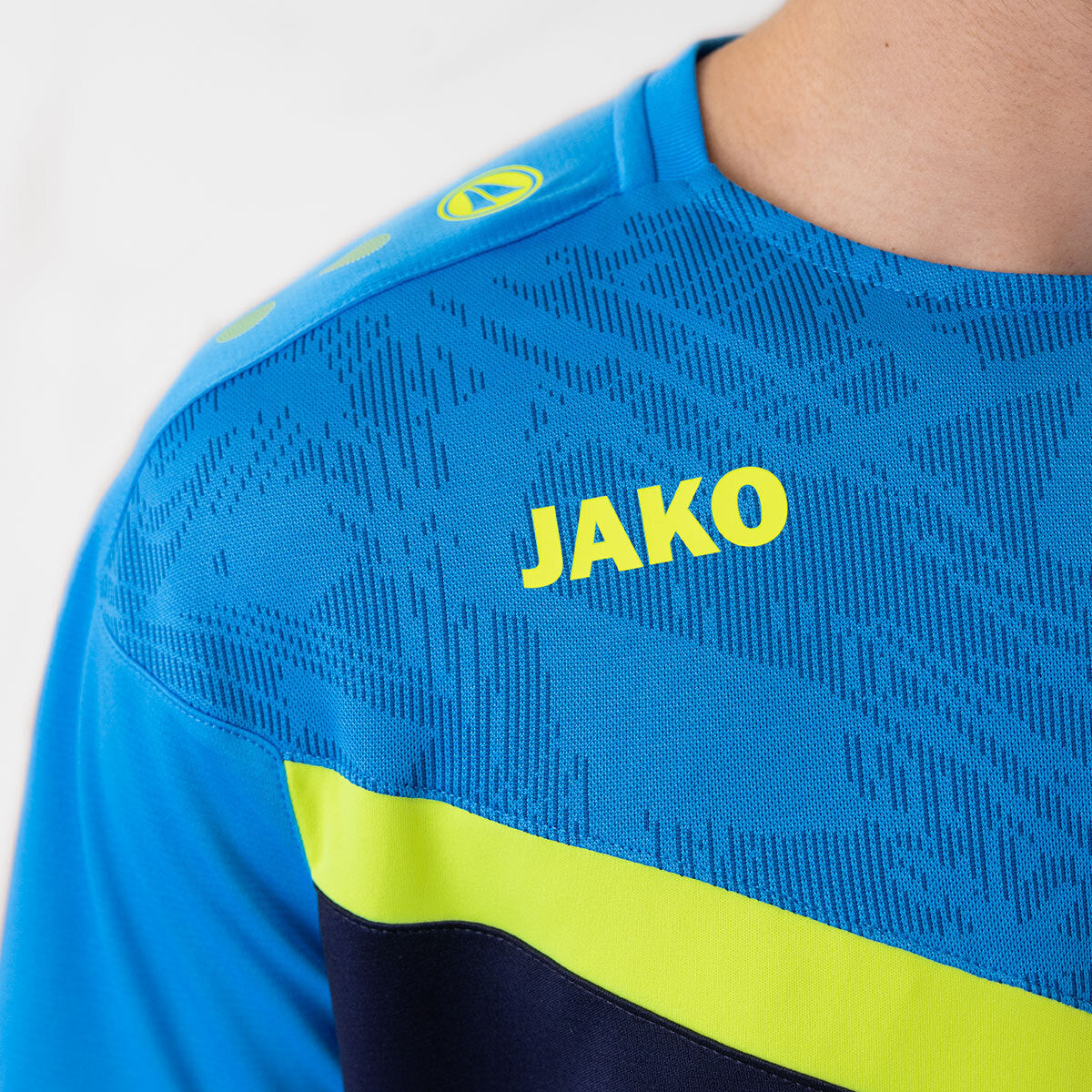 JAKO T-Shirt Iconic 6124 marine/JAKO blau/neongelb