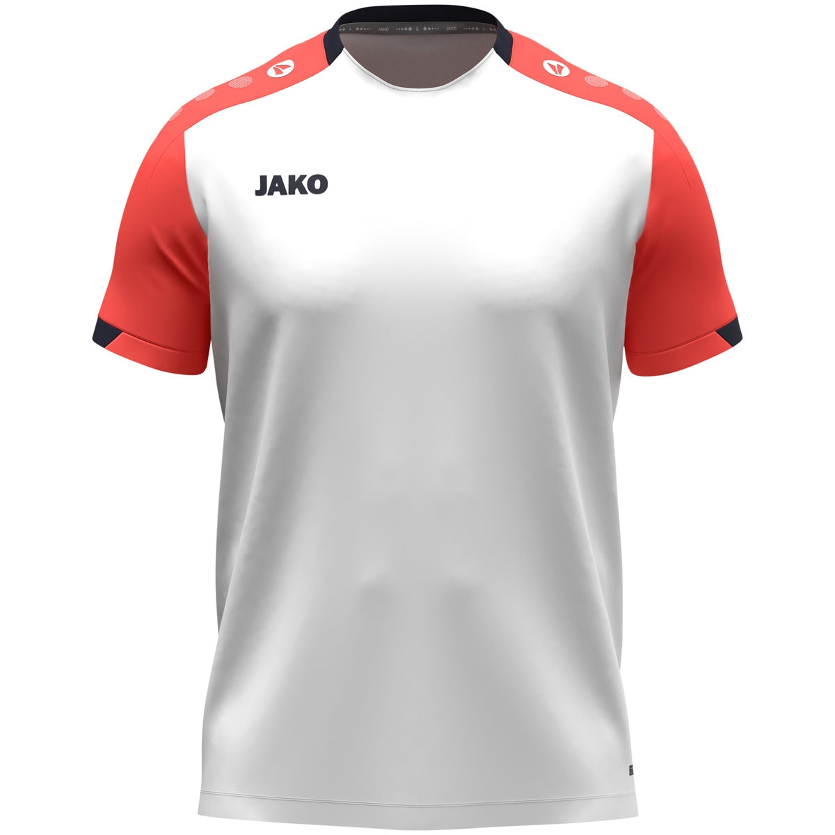 JAKO T-Shirt Dynamic weiß/coral/marine
