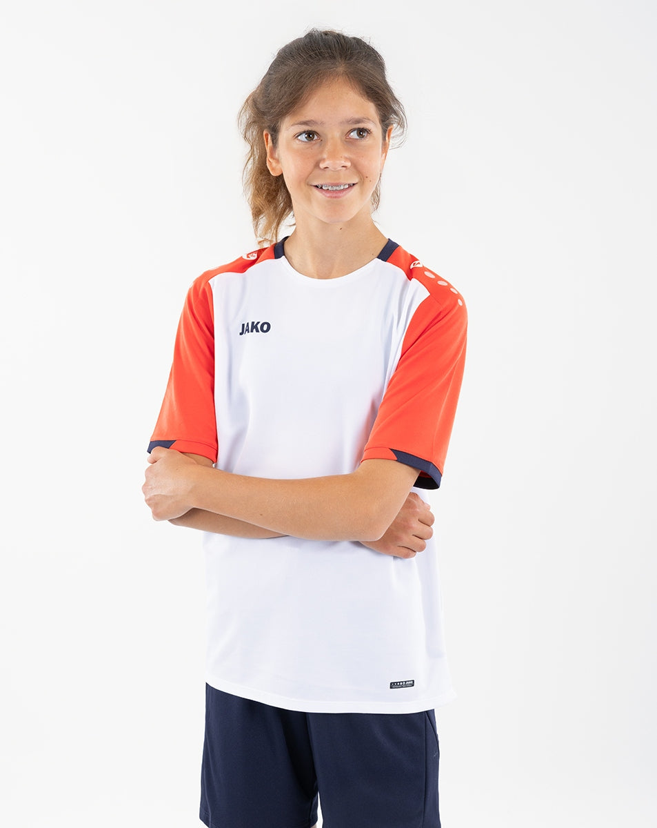 JAKO T-Shirt Dynamic weiß/coral/marine