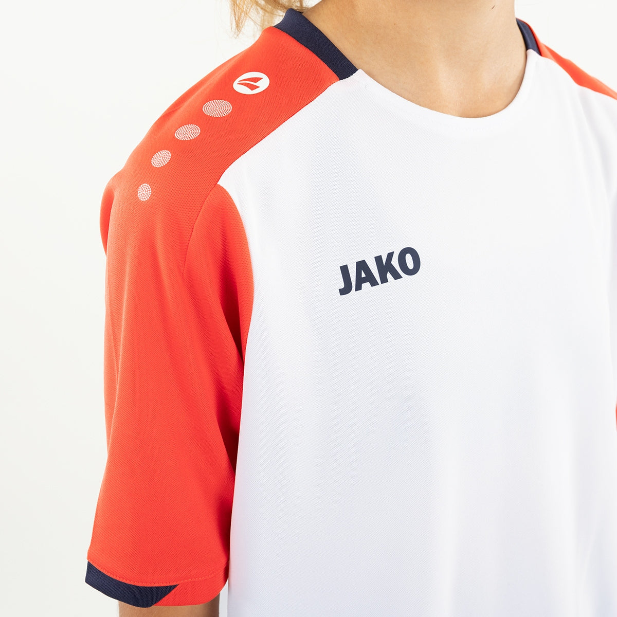 JAKO T-Shirt Dynamic weiß/coral/marine