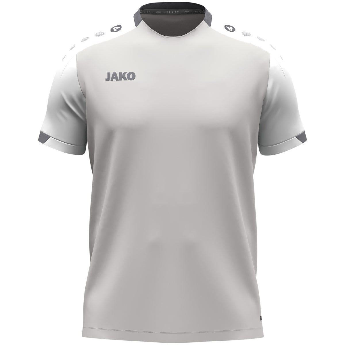 JAKO T-Shirt Dynamic hellgrau/weiß/grau