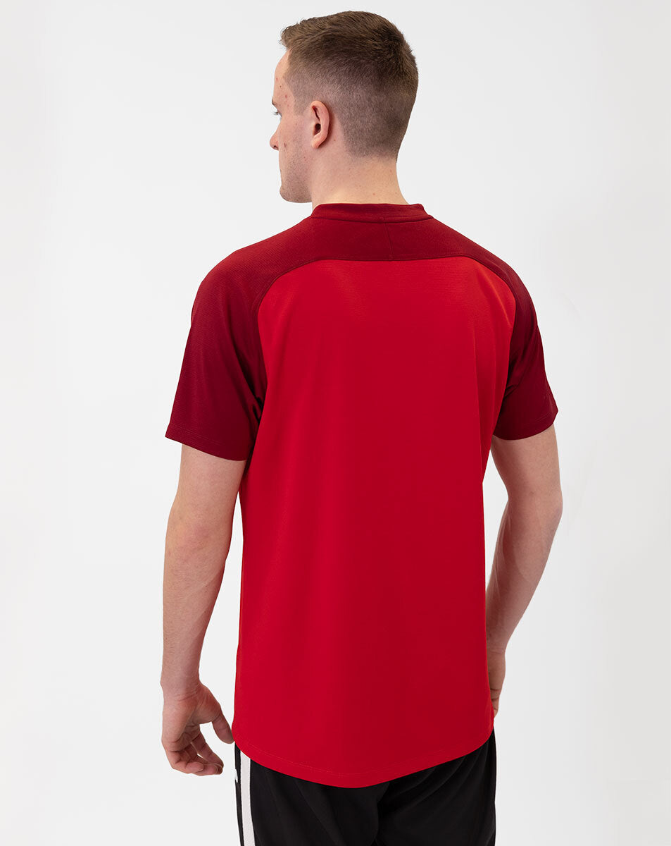 JAKO Polo Iconic 6324 rot/weinrot