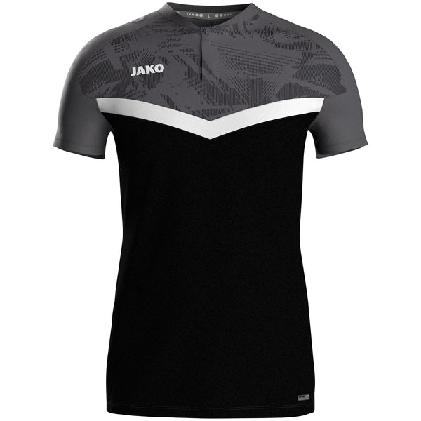 JAKO Polo Iconic 6324 schwarz/anthrazit