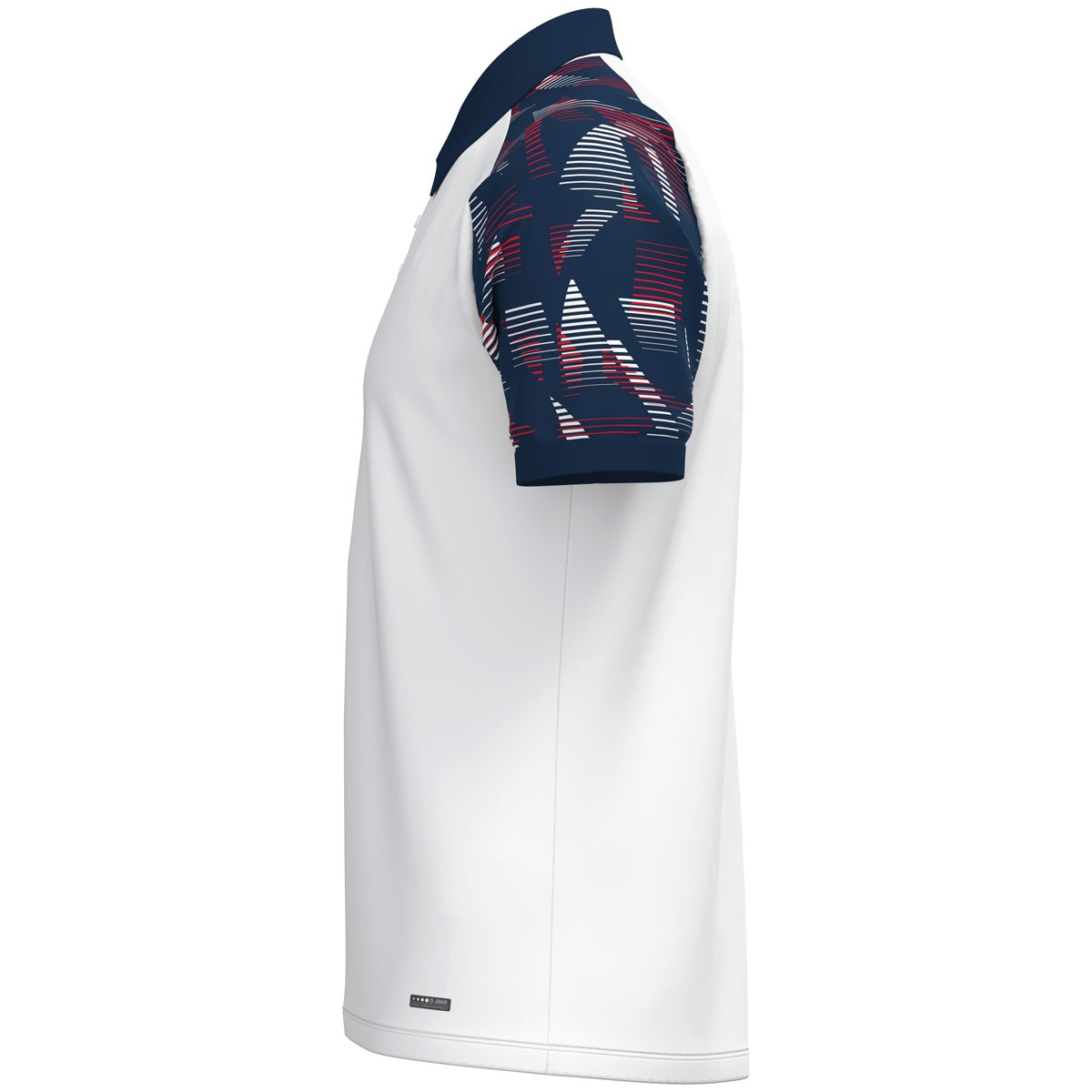 JAKO Polo Sonic weiß/marine/rot