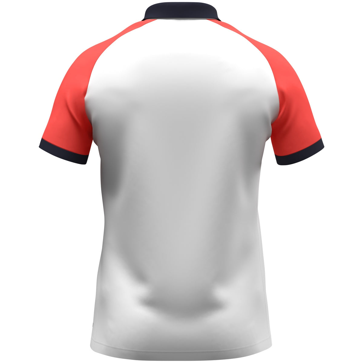 JAKO Polo Dynamic weiß/coral/marine