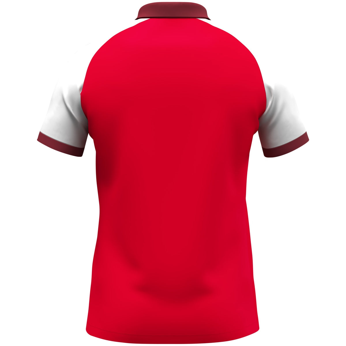 JAKO Polo Dynamic rot/weiß/dunkelrot