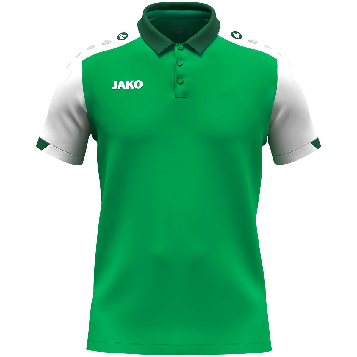 JAKO Polo Dynamic grün/weiß/dunkelgrün
