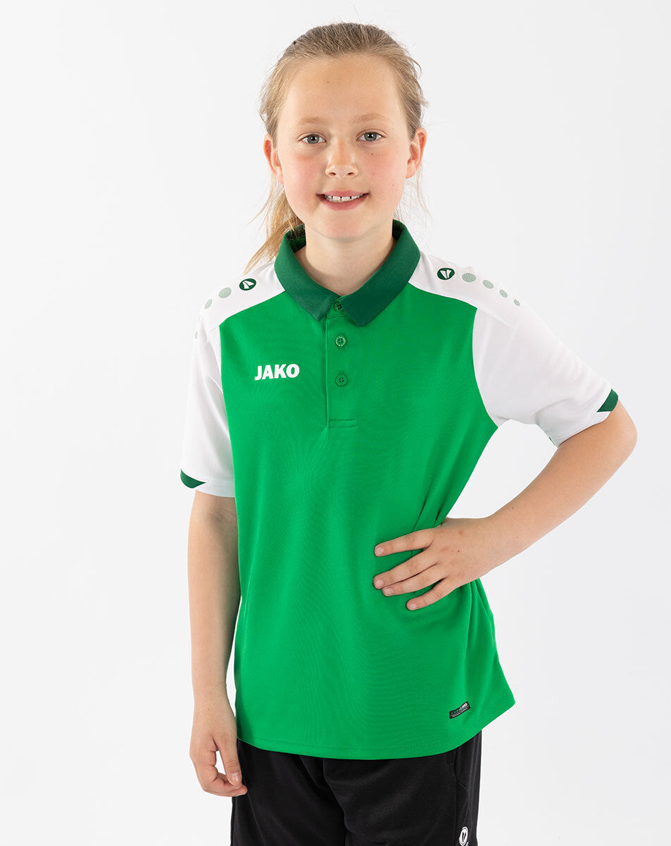JAKO Polo Dynamic grün/weiß/dunkelgrün