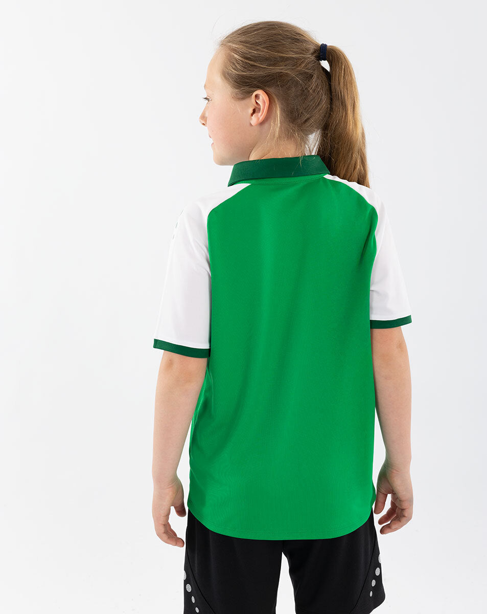 JAKO Polo Dynamic grün/weiß/dunkelgrün