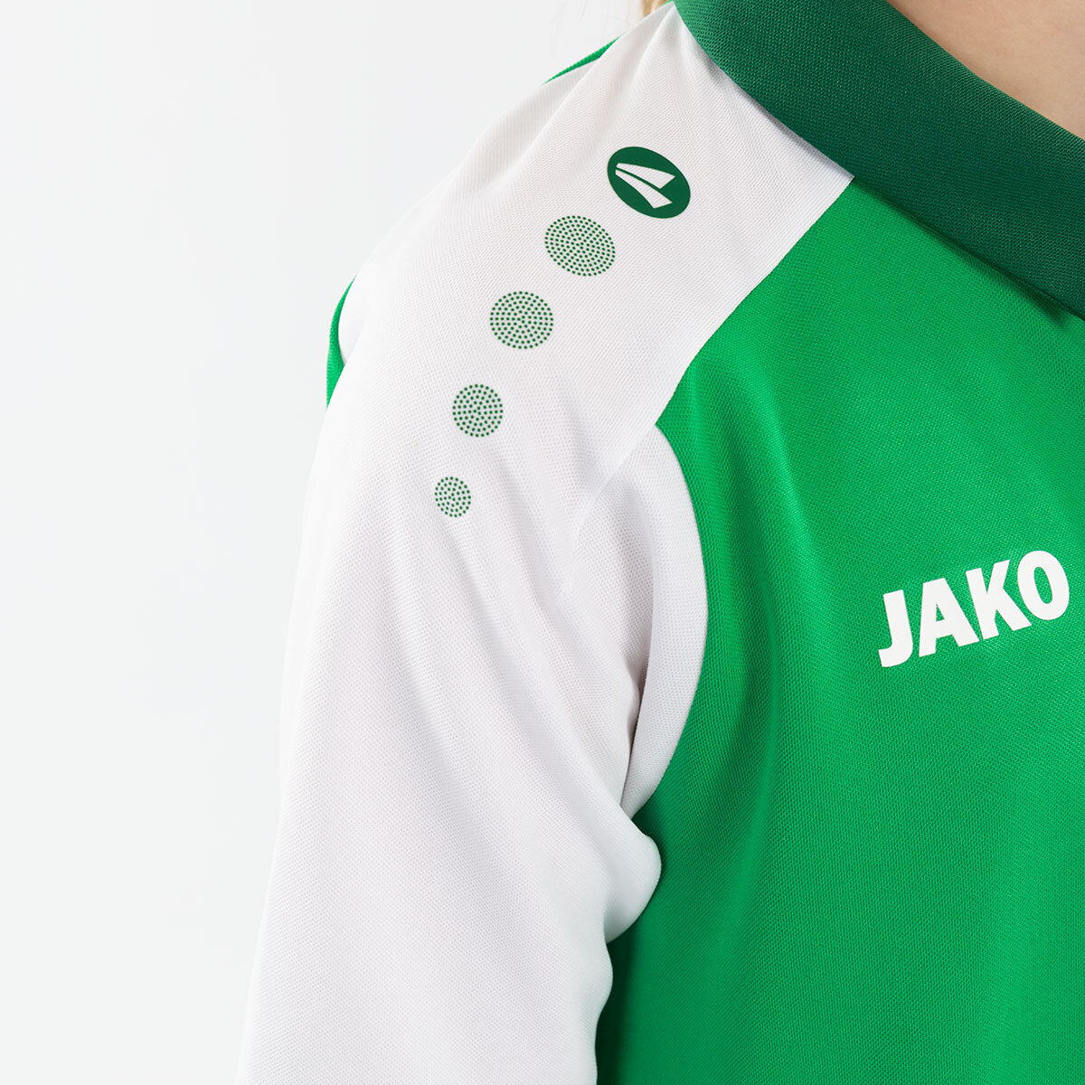 JAKO Polo Dynamic grün/weiß/dunkelgrün