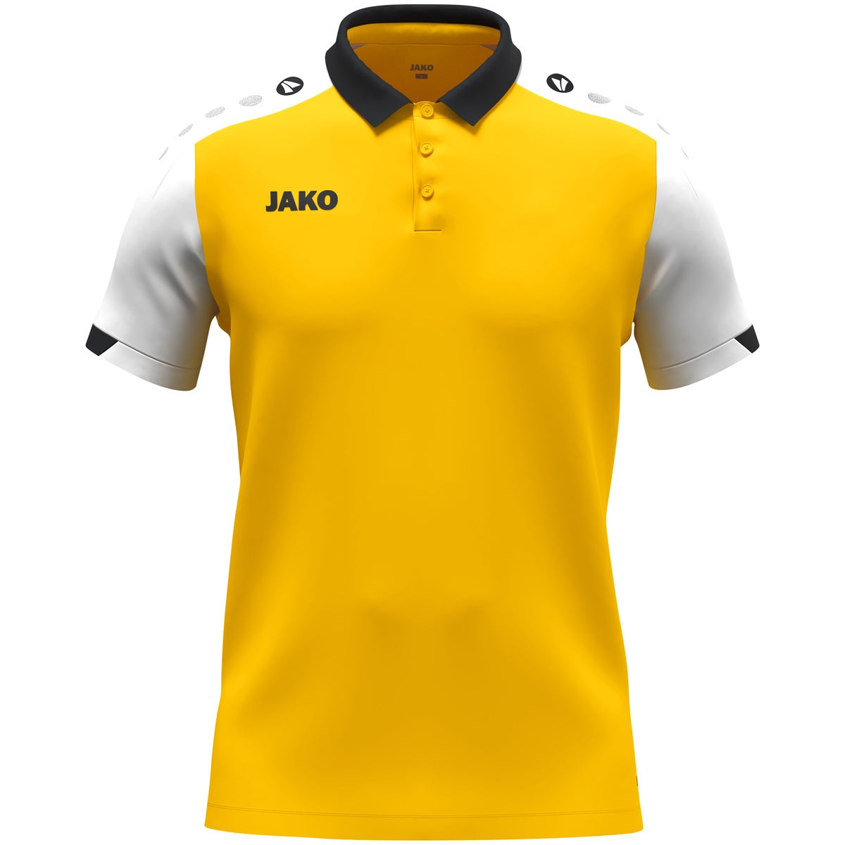JAKO Polo Dynamic gelb/weiß/schwarz