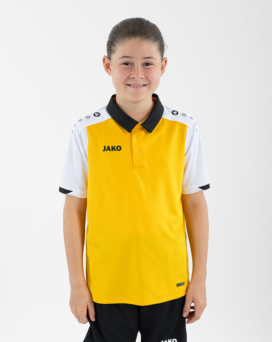 JAKO Polo Dynamic gelb/weiß/schwarz