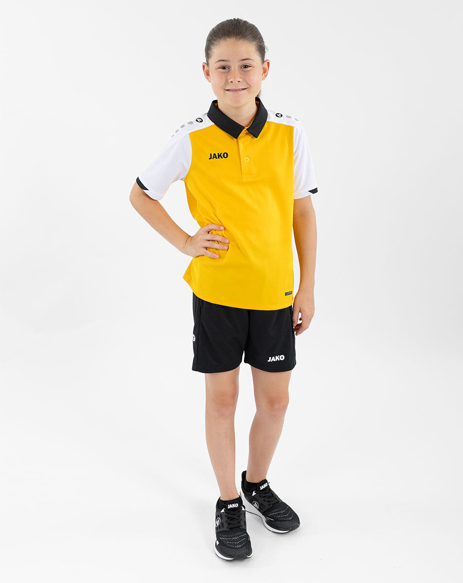 JAKO Polo Dynamic gelb/weiß/schwarz
