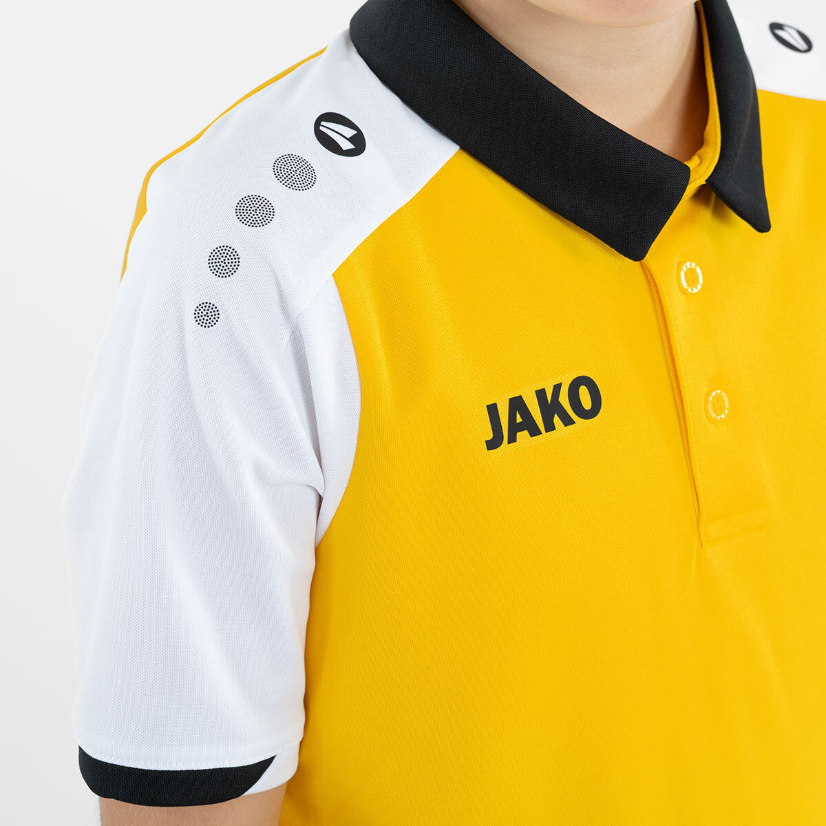 JAKO Polo Dynamic gelb/weiß/schwarz