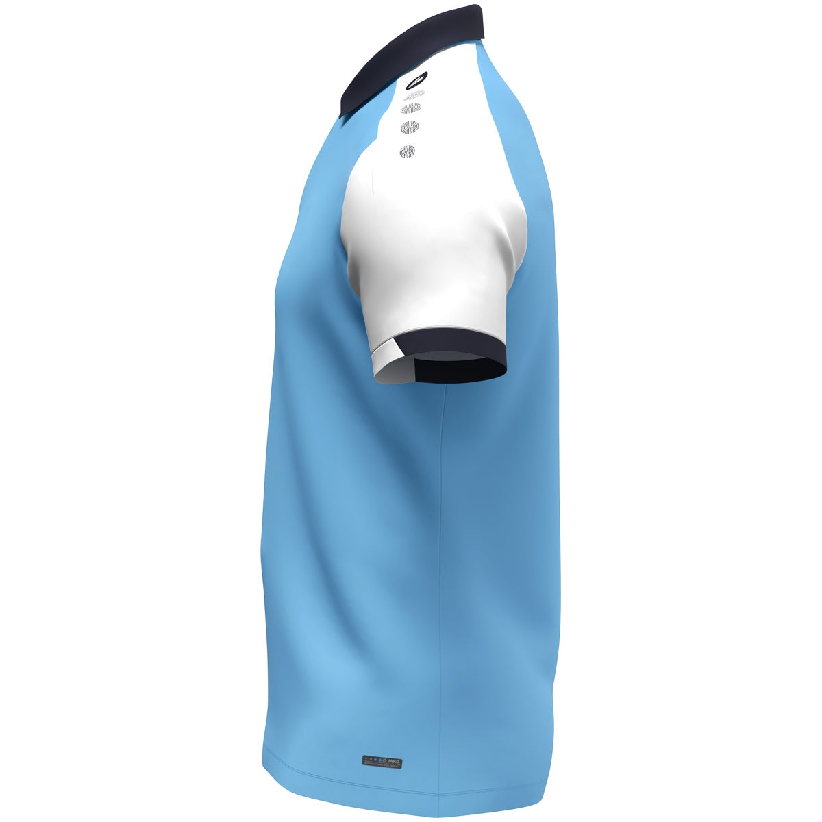 JAKO Polo Dynamic skyblue/weiß/marine