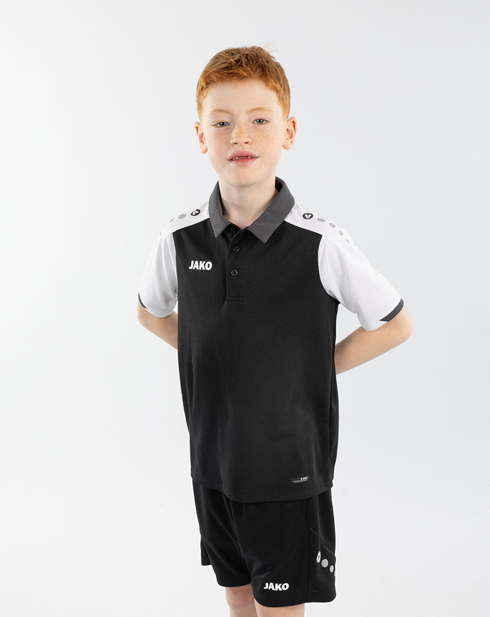 JAKO Polo Dynamic schwarz/weiß/anthrazit