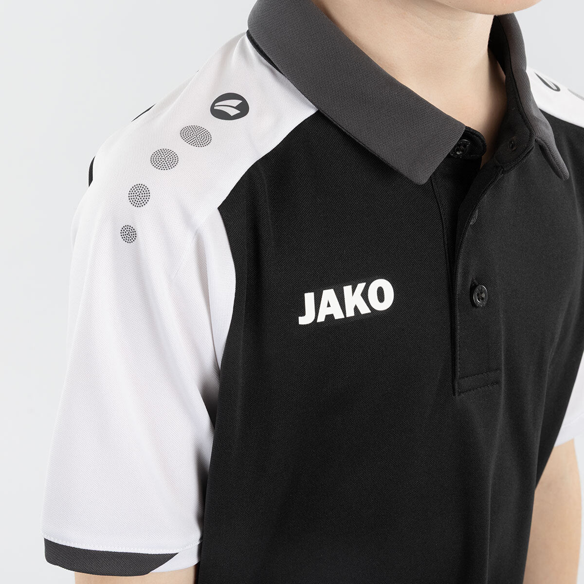 JAKO Polo Dynamic schwarz/weiß/anthrazit